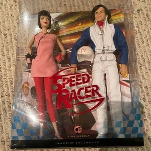 Barbie speed racer gift set nib